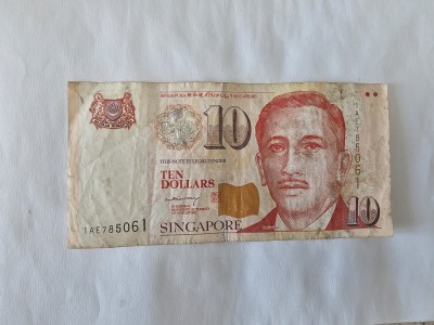 Singapore 10 Dollars 2005 foto