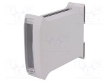 Carcasă pentru şină DIN Y 101mm X 35mm Z 119mm gri ITALTRONIC