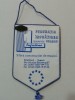 D9 18 - fanion - industrie - sindicate - Federatia Infratirea Brasov cu insigna