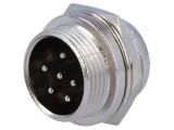Soclu Microfon Montare Panou 6 pini