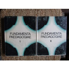 FUNDAMENTA PAEDAGOGIAE VOL.1-2-D. TODORAN, G. VAIDEANU
