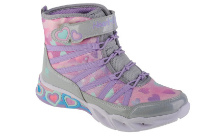 Cizme de iarna Skechers Sweetheart Lights - Dreamy Love 302667L-SMLT argint foto