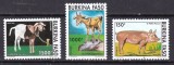 Burkina Faso 1994 fauna MI 1323-1325 MNH ww80