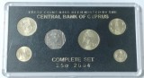 CIPRU - SET 6 MONEDE DE CIRCULATIE 2004 - UNC-- - 1, 2, 5, 10, 20, 50 CENTI, Europa, Cupru (arama)