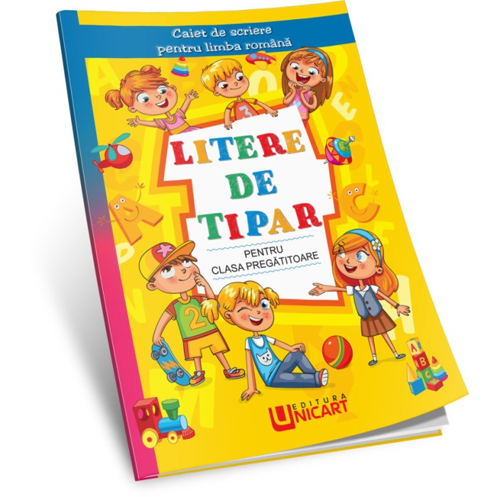 Litere de tipar - Pentru clasa pregatitoare