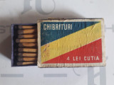 HST Cutie rom&acirc;nească interbelică de chibrituri, plină cu chibrituri