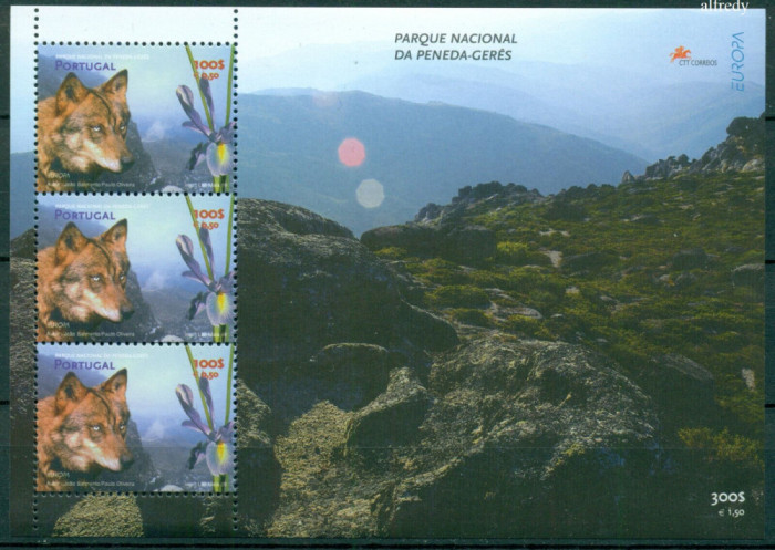 PORTUGALIA 1999, EUROPA CEPT, Flora, Fauna, bloc neuzat, MNH