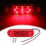 Cumpara ieftin set 10 x Lampa de gabarit 9 smd Rosie 12v-24v