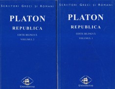 Platon - Republica, 2 volume (editie bilingva)