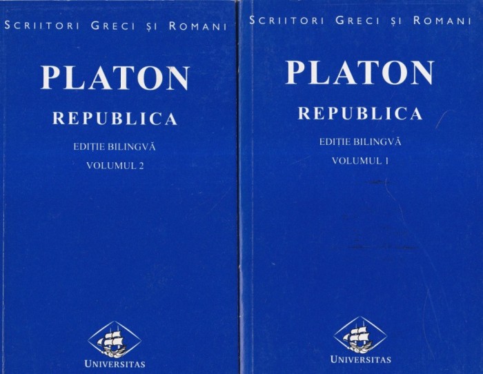 Platon - Republica, 2 volume (editie bilingva)