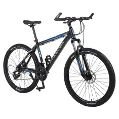 Bicicleta MTB de 26 inch, 21 viteze Shimano, jante aluminiu, frane disc, Phoenix, negru-albastru