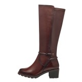 Cizme dama, din piele naturala, Tamaris Comfort, 8-86601-43-328, maro