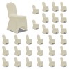 VidaXL Huse de scaun elastice, 30 buc., crem 3051643
