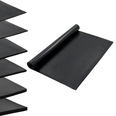 vidaXL Covor de cauciuc anti-alunecare, 1,2 x 5 m, 2 mm, neted foto