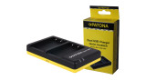 Panasonic DMW-BLC12 E Dual Quick baterie / &icirc;ncărcător de baterie cu cablu Micro-USB - Patona