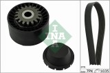 Set Curea Transmisie cu Caneluri INA 529 0016 10 Renault Clio III IV Twingo II Modus Grand Modus Wind