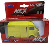 Macheta masina metal Citroen hy bus galben scara 1/34