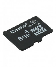 Micro secure digital card kingston 8gb sdc4/8gbsp clasa 4 fara foto