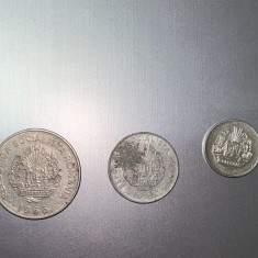 Monede din 1966 !! 1 leu ,15 bani ,5 bani