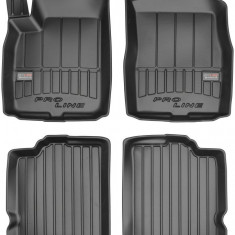 Set Covorase Auto Cauciuc Negro Fiat Panda 2 2003-2012 Pro Line Tip Tavita 3D 3D407190