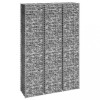 VidaXL Straturi &icirc;nălțate de gabioane, 3 buc., 30x30x150 cm, fier 151250