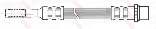 Conducta / cablu frana OPEL ASTRA G Combi (F35) (1998 - 2009) TRW PHD471