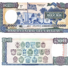 Uruguay 10 000 Nuevos Pesos 1987 P-67 aUNC