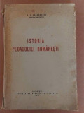 Istoria pedagogiei romanesti- S. S. Barsanescu 1941