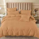 Cumpara ieftin Lenjerie cu Elastic 180x200 Junne Camel 6 Piese (Finet)
