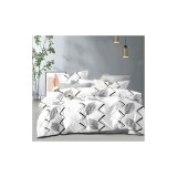 Cumpara ieftin Lenjerie de Pat Bumbac Finet, 6 Piese, Pat Dublu - GR-488