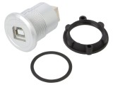 Adaptor USB B soclu M22, USB 2.0, ambele părţi