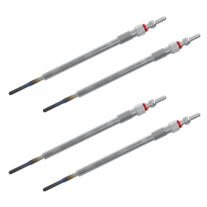 Set 4 bujii incandescente Bosch pentru Fiat 500L, 500X, Bravo, Doblo, Ducato, Freemont, Sedici, Tipo, Jeep Cherokee, Grand Cherokee, Opel Astra J, Com