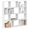 VidaXL Raft cubic de perete cu 12 compartimente alb lemn prelucrat