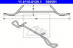 Arc, etrier frana CITROEN XSARA Cupe (N0) (1998 - 2005) ATE 11.8116-0129.1 foto