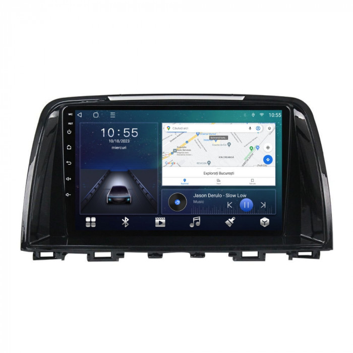 Navigatie dedicata cu Android Mazda 6 2013 - 2015, 2GB RAM, Radio GPS Dual