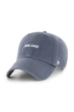 47 brand șapcă de baseball din bumbac Phrase Base Runner Icon culoarea bleumarin, uni, XX-BSRIC1411GWS-VNC