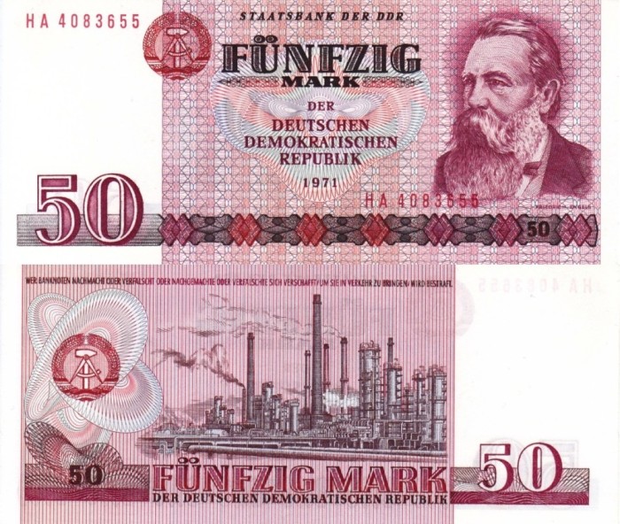 GERMANIA (DDR) 50 mark 1971 UNC!!!