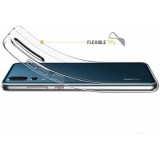 Husa Transparenta Silicon Huawei P20 Pro, Protectie Soc, Praf, Zgarieturi, Flexibila, Decupaje Porturi