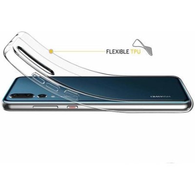 Husa pentru Huawei P20 PRO, GloMax Perfect Fit, Transparent foto