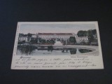 Carte Poștală Vintage Germania 1902 - Hannover &quot;Palatul Herrenhausen&quot;