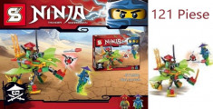 Joc creativ lego Ninja figurine, peste 121 piese foto