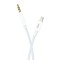 Cablu audio XO NB-R211A, tata Lightning la mama mini jack 3.5 mm, 1m, Alb/Albastru