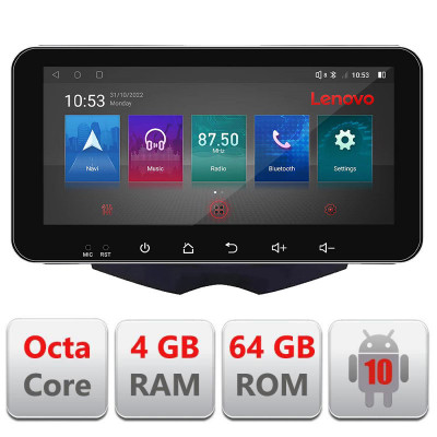 Navigatie dedicata yundai Veloster Android radio gps internet 4+64 Lenovo ecran 10.33&amp;quot; kit-veloster CarStore Technology foto