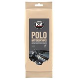 K2 Polo Matt Wipes 24 bucăți - Șervețele Umede Curățare Bord și Plastic (Aspect Mat)