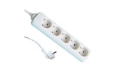 Prelungitor cu 5 prize, 1.5mx1.5mm, fara intrerupator, Makalon 700760