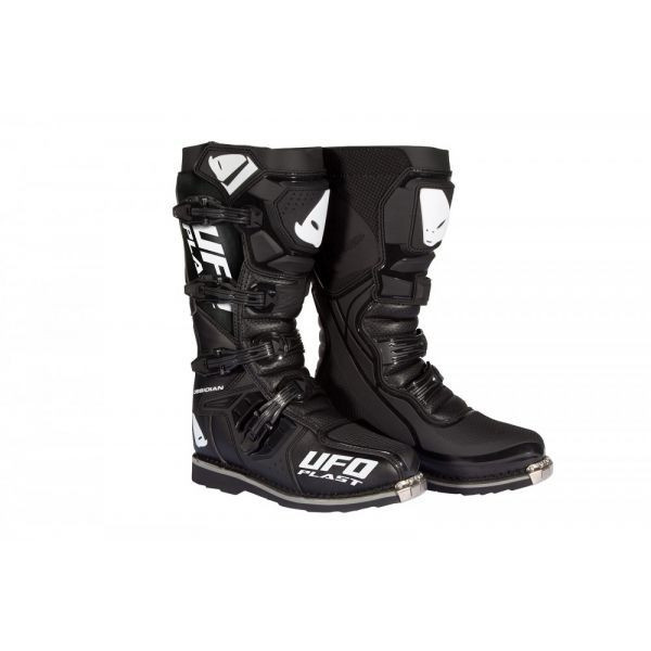 MBS Cizme motocross/enduro Ufo Plast Obsidian, negru, 46, Cod Produs: BO009K46