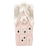 Cumpara ieftin Casuta Craciun ceramica cu led 11x10x24 cm