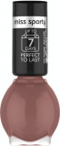 Miss Sporty Lasting Colour lac de unghii 203 Brown Nude, 7 ml