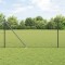 Gard Hexagonal vidaXL Gri 1.4x10 m Oțel