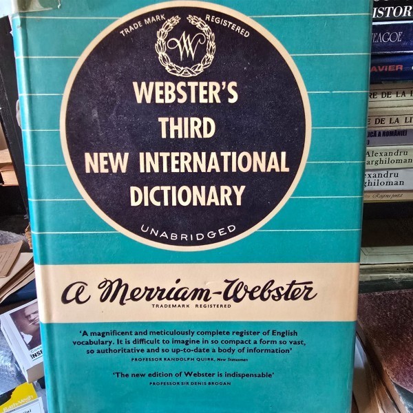 Webster s third new intenational dictionary - A Merriam-Webster